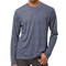 Tultex Poly-Rich Long Sleeve T-Shirt, Adult Pullover Tees for Men Mix Color Crewneck T-Shirt
